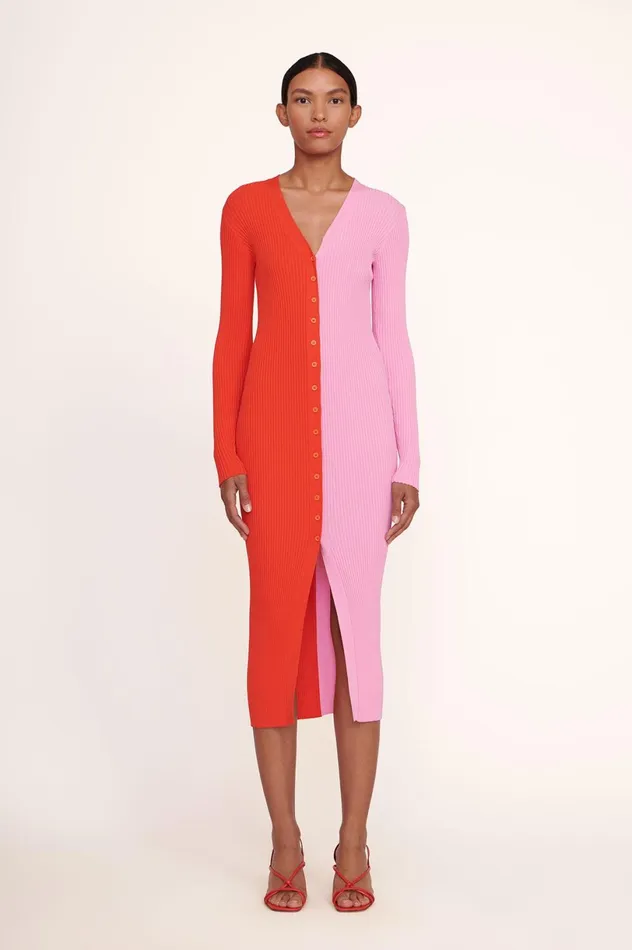 Women Dresses STAUD STAUD SHOKO SWEATER POPPY ROSEBUD