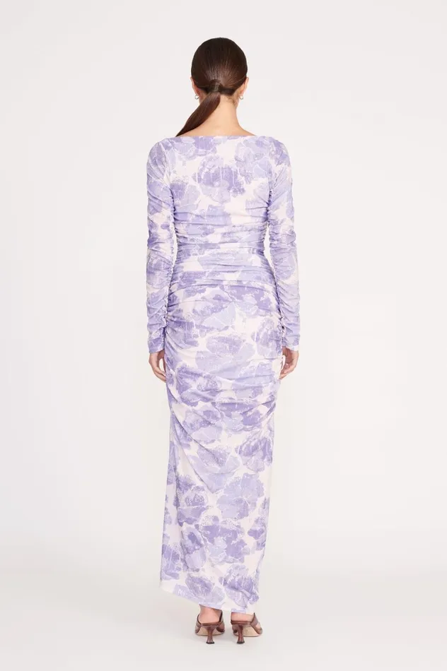 Women Dresses STAUD STAUD SOLANA DRESS ANTIQUE PRESSED FLOWERS Women Dresses STAUD STAUD SOLANA DRESS ANTIQUE PRESSED FLOWERS