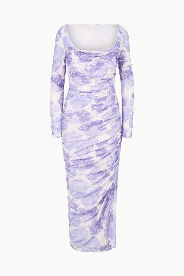 Women Dresses STAUD STAUD SOLANA DRESS ANTIQUE PRESSED FLOWERS Women Dresses STAUD STAUD SOLANA DRESS ANTIQUE PRESSED FLOWERS