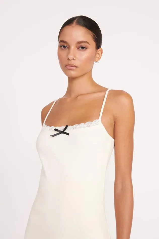 Women Dresses STAUD STAUD TESSA DRESS IVORY Women Dresses STAUD STAUD TESSA DRESS IVORY