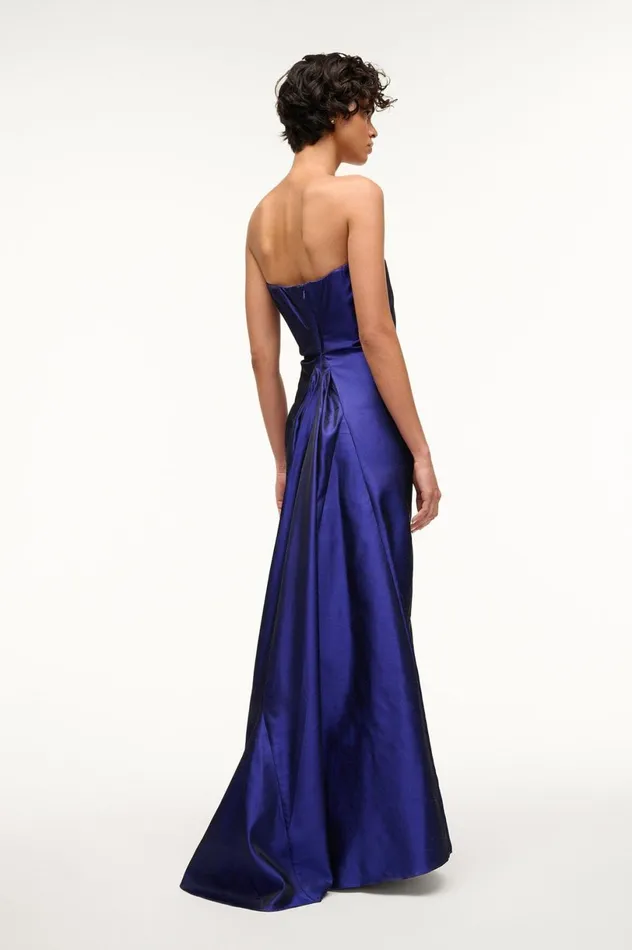 Women Dresses STAUD STAUD TULLIO GOWN VIOLET Women Dresses STAUD STAUD TULLIO GOWN VIOLET