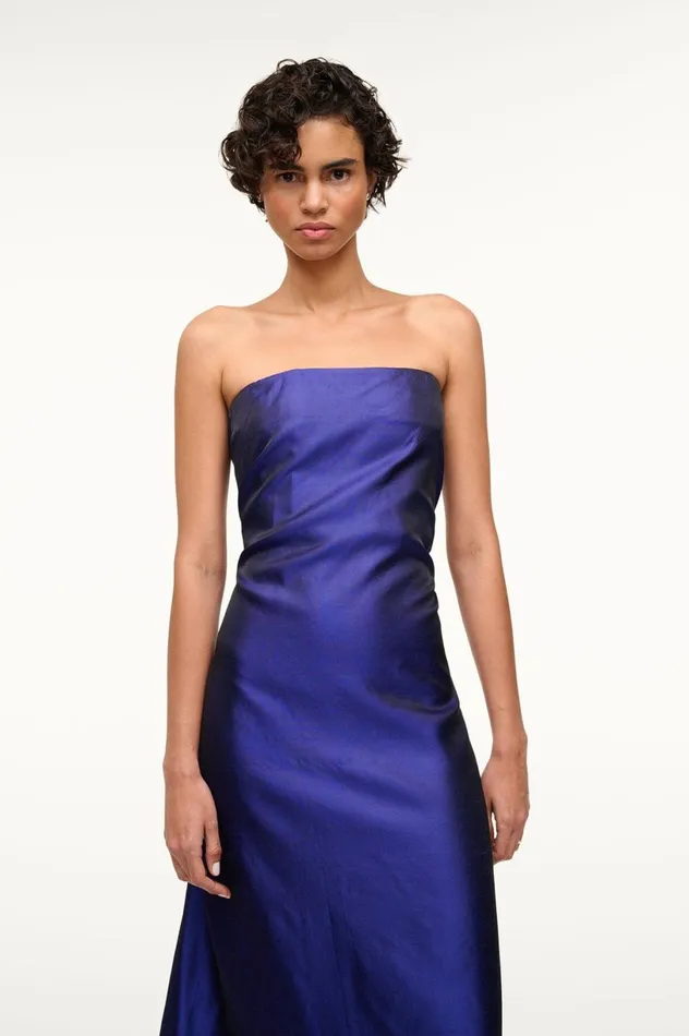 Women Dresses STAUD STAUD TULLIO GOWN VIOLET Women Dresses STAUD STAUD TULLIO GOWN VIOLET