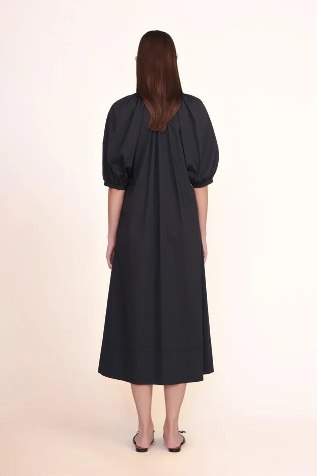 Women Dresses STAUD STAUD VINCENT DRESS BLACK Women Dresses STAUD STAUD VINCENT DRESS BLACK