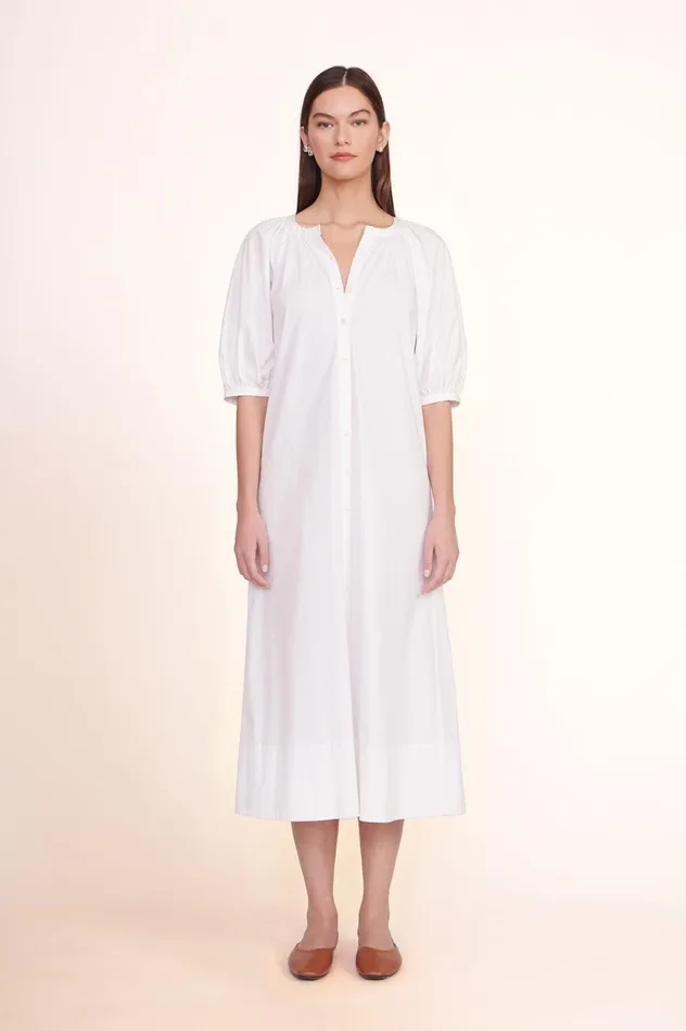 Women Dresses STAUD STAUD VINCENT DRESS WHITE