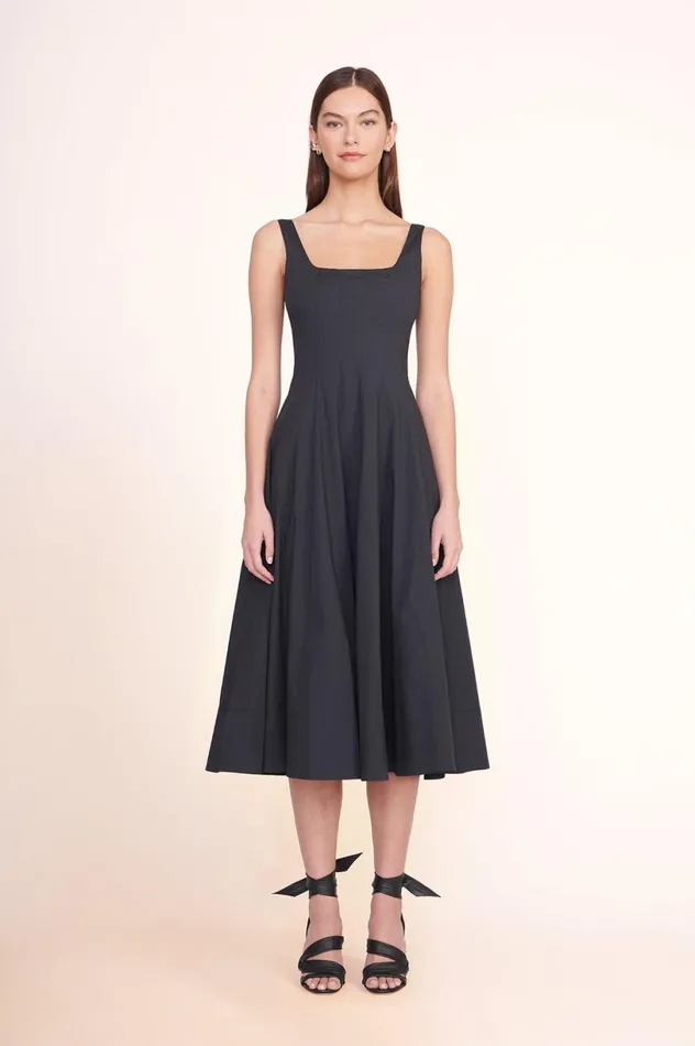 Women Dresses STAUD STAUD WELLS DRESS BLACK