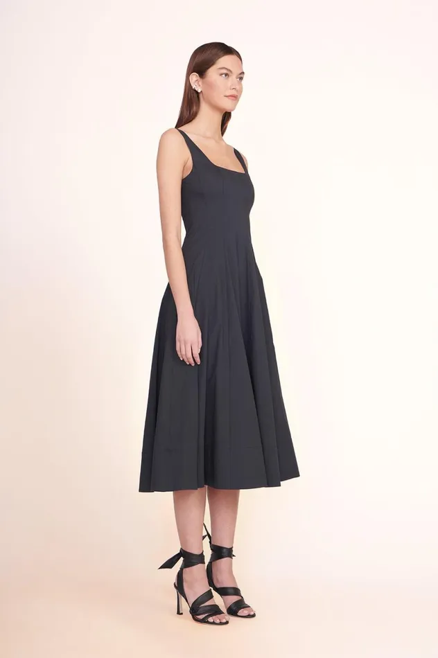 Women Dresses STAUD STAUD WELLS DRESS BLACK Women Dresses STAUD STAUD WELLS DRESS BLACK