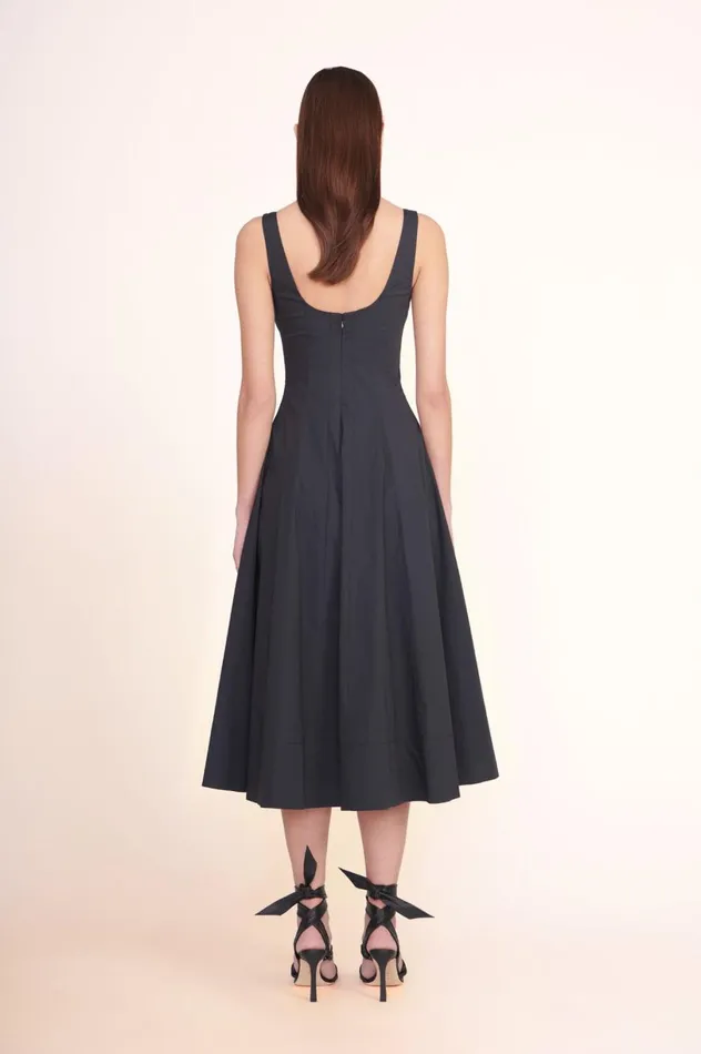 Women Dresses STAUD STAUD WELLS DRESS BLACK Women Dresses STAUD STAUD WELLS DRESS BLACK