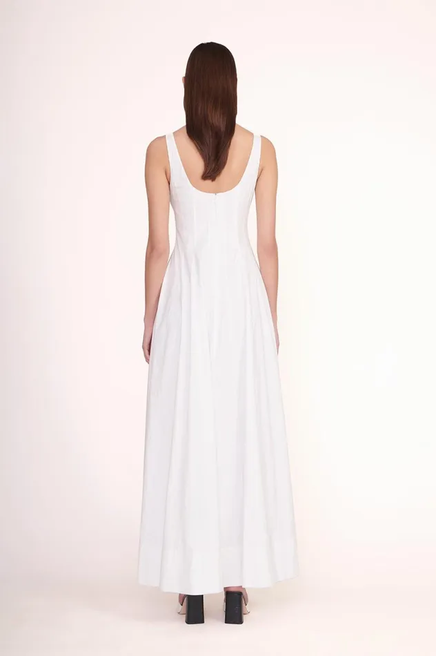 Women Dresses STAUD STAUD WELLS MAXI DRESS WHITE