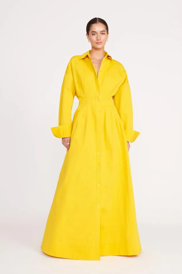 Women Dresses STAUD STAUD WINONA DRESS HONEY