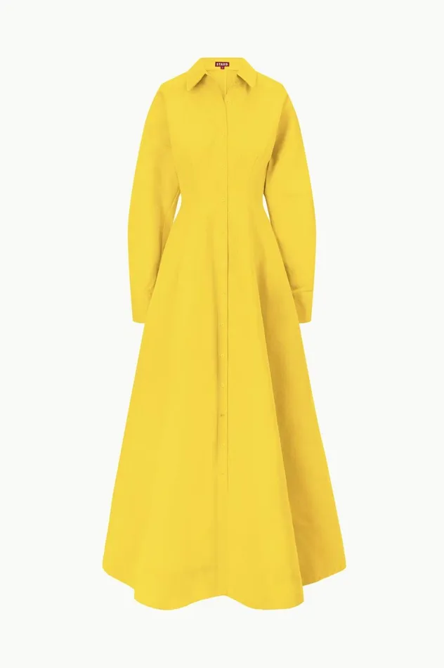Women Dresses STAUD STAUD WINONA DRESS HONEY Women Dresses STAUD STAUD WINONA DRESS HONEY