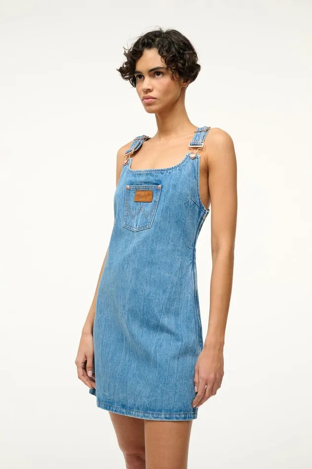 Women Dresses STAUD STAUD WRANGLER THE MIDI SHIRT DRESS Women Dresses STAUD STAUD WRANGLER THE MIDI SHIRT DRESS