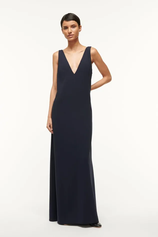 Women Dresses STAUD STAUD ZORA DRESS NAVY