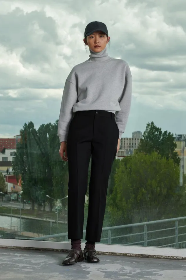Women EDGAR TROUSERS Black Soeur Trousers
