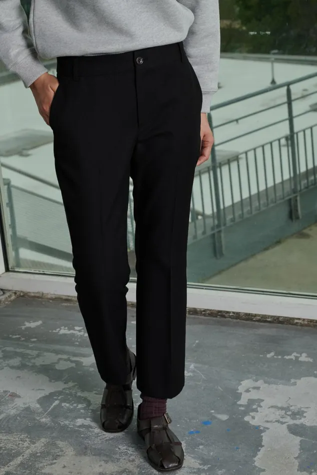 Women EDGAR TROUSERS Black Soeur Trousers