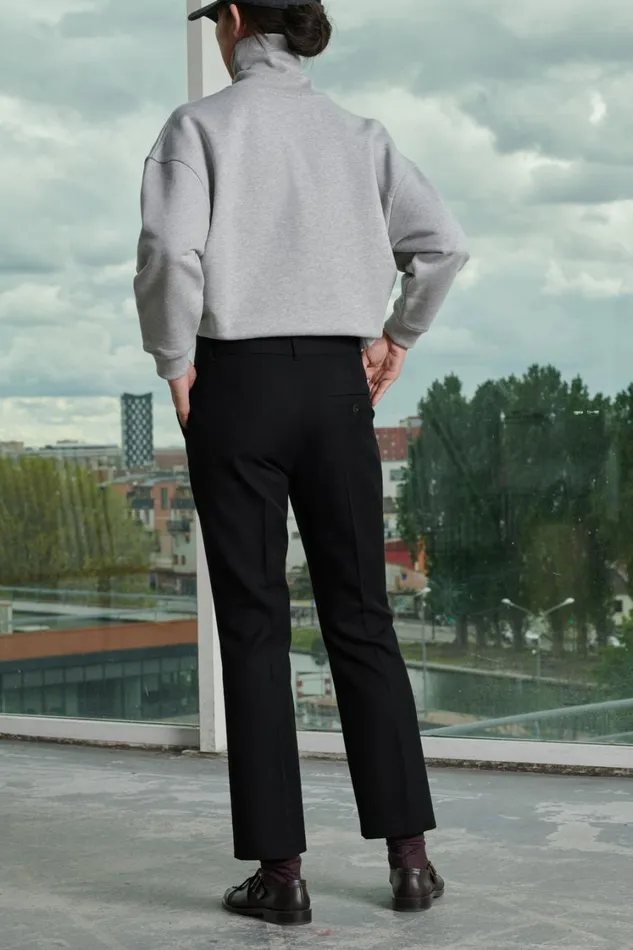 Women EDGAR TROUSERS Black Soeur Trousers
