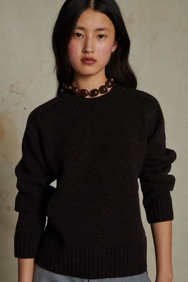 Women ENVIE JUMPER Brown Soeur Jumpers and Cardigans