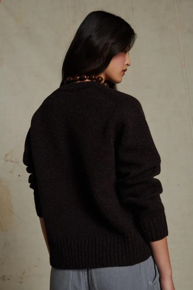 Women ENVIE JUMPER Brown Soeur Jumpers and Cardigans