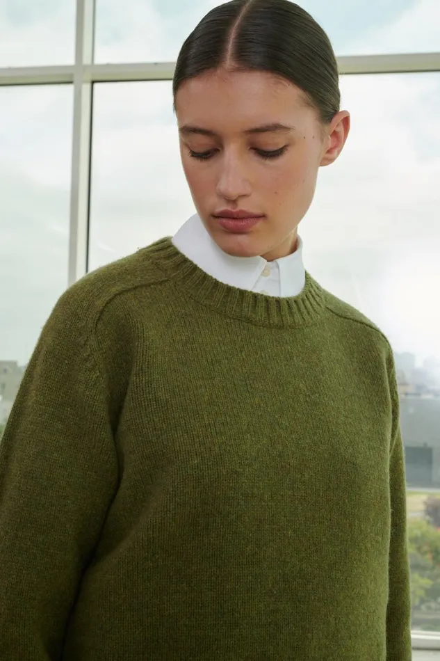 Women ENVIE JUMPER Khaki Soeur Jumpers and Cardigans
