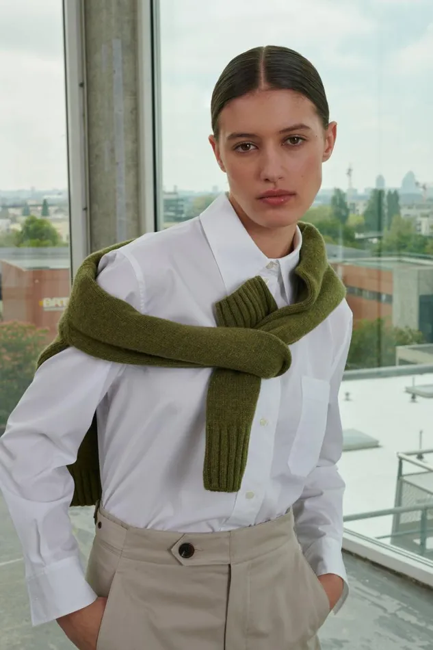 Women ENVIE JUMPER Khaki Soeur Jumpers and Cardigans