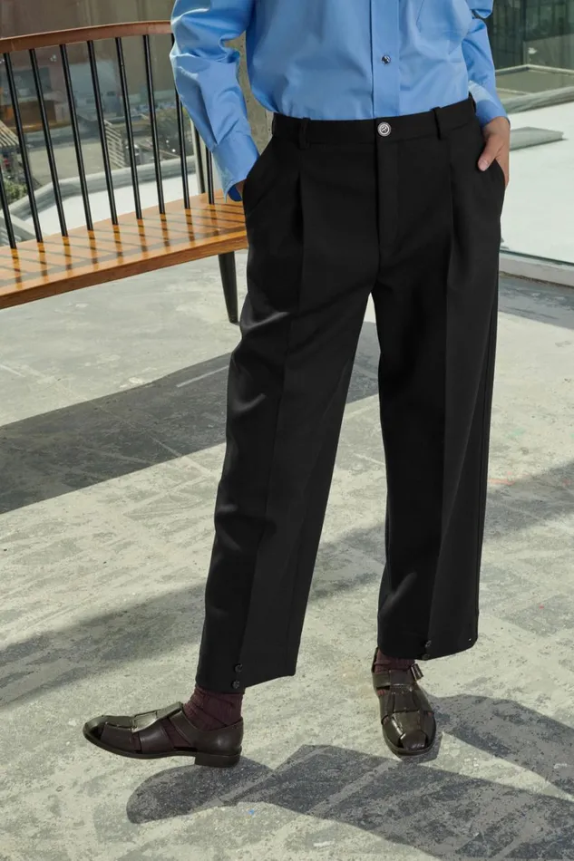 Women FELIX TROUSERS Black Soeur Trousers