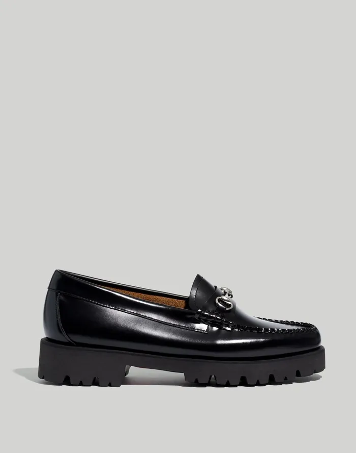Women Flats Madewell GHBASS Lianna Bit Super Lug Weejuns Loafers