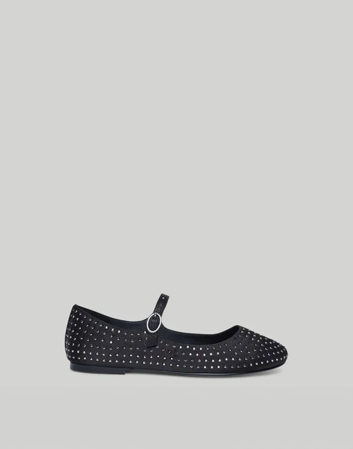 Women Flats Madewell Intentionally Blank CRYSTAL SATIN BALLET FLAT