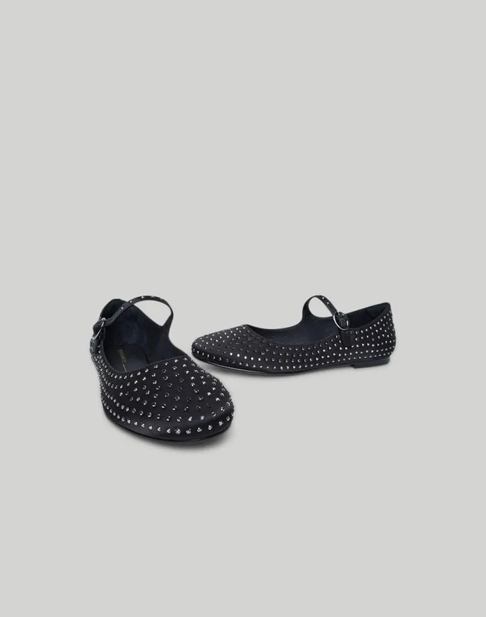 Women Flats Madewell Intentionally Blank CRYSTAL SATIN BALLET FLAT