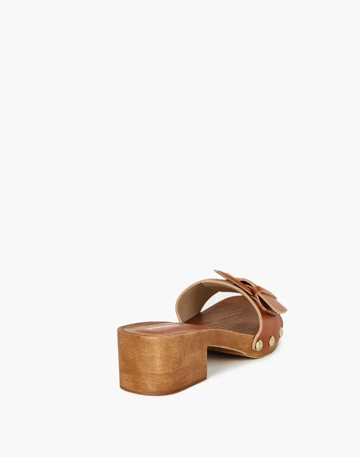 Women Flats Madewell Intentionally Blank Leather Mar Mules Sandals
