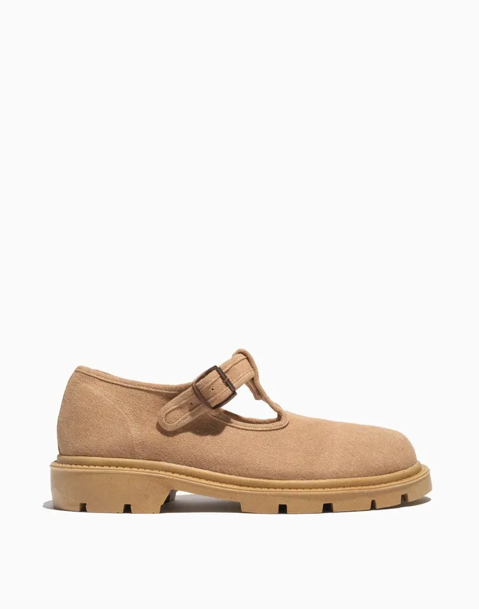 Women Flats Madewell Small Lot Lug Sole Mary Jane Shoe