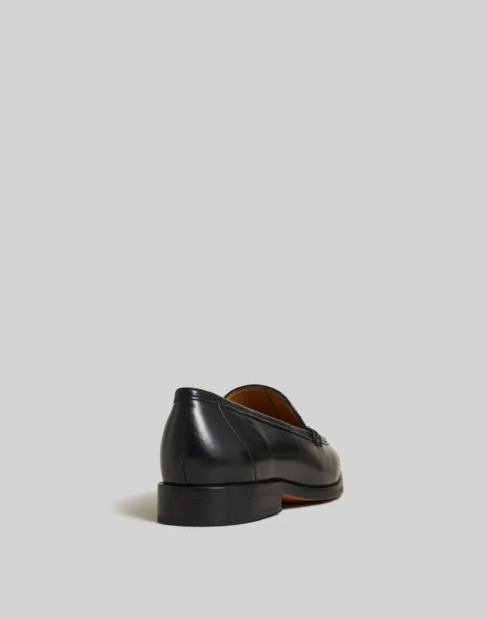 Women Flats Madewell The Bennie Loafer In Leather