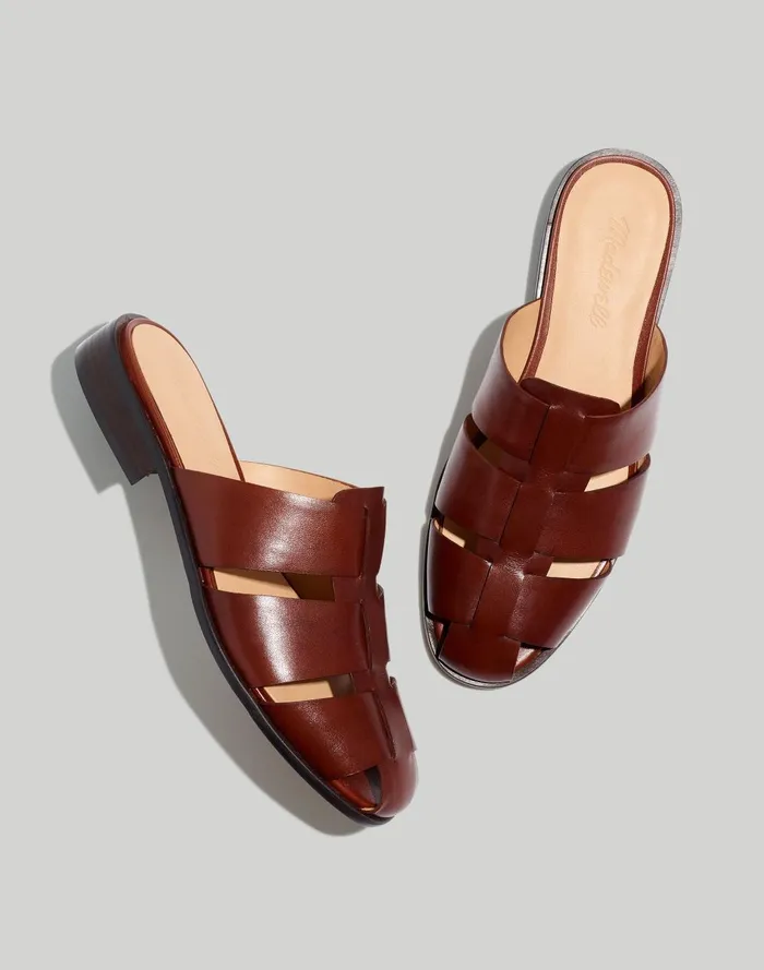 Women Flats Madewell The Dixson Fisherman Mule