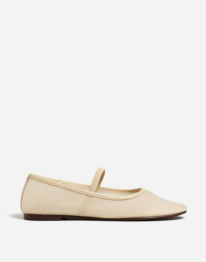 Women Flats Madewell The Greta RoundToe Ballet Flat In Mesh