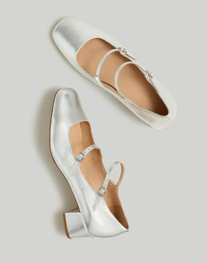 Women Flats Madewell The Nettie Heeled Mary Jane