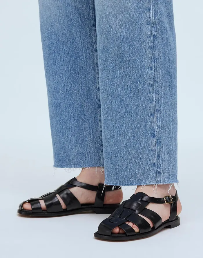 Women Flats Madewell The Tegan Fisherman Sandal