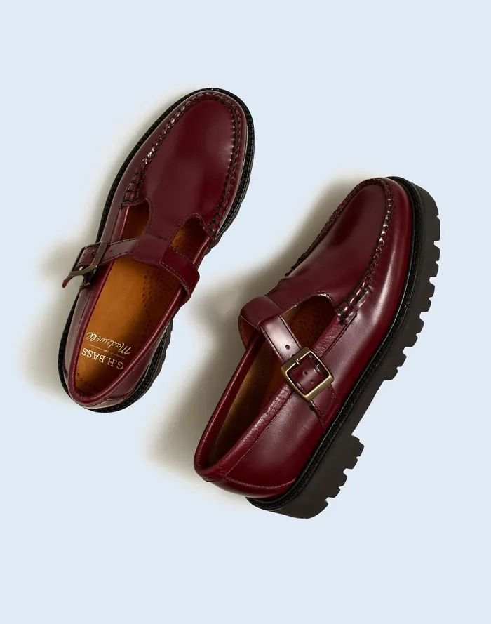 Women Flats Madewell X GHBASS Mary Jane Lug Weejunsreg Loafers