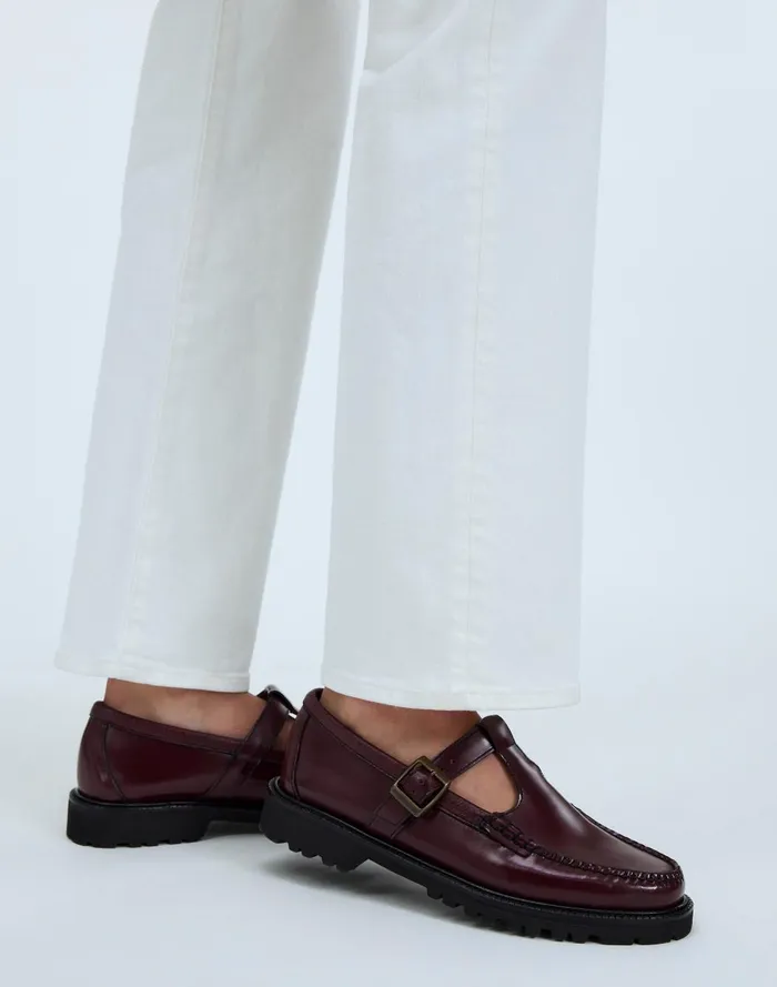 Women Flats Madewell X GHBASS Mary Jane Lug Weejunsreg Loafers