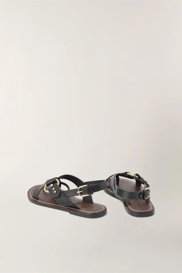 Women FLORENCE SANDALS Black Soeur Shoes