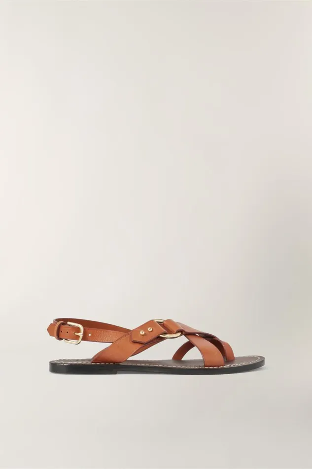 Women FLORENCE SANDALS Cognac Soeur Shoes
