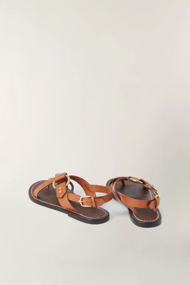 Women FLORENCE SANDALS Cognac Soeur Shoes