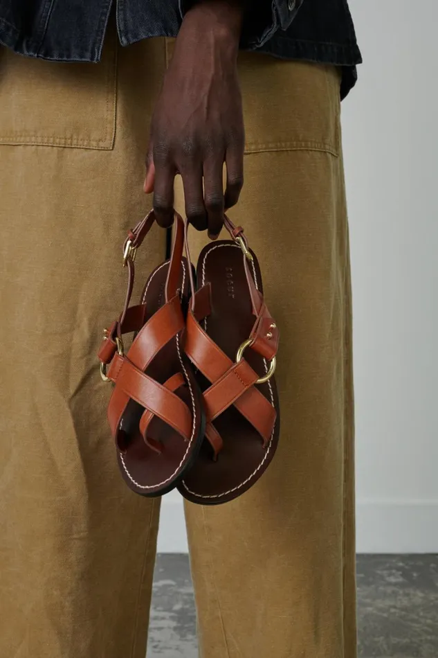 Women FLORENCE SANDALS Cognac Soeur Shoes