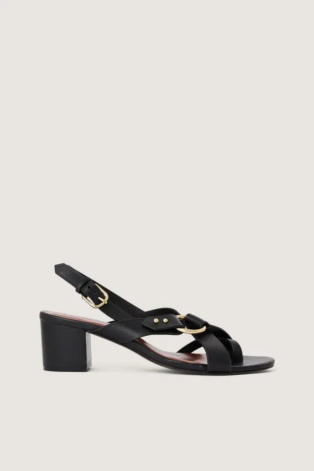 Women FLORENTINE SANDALS Black Soeur Shoes
