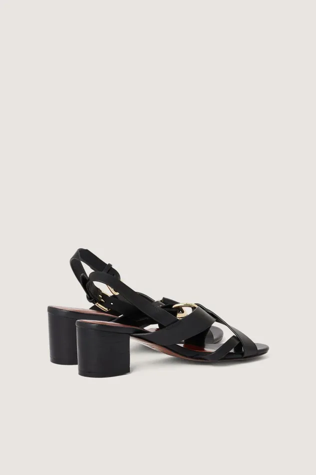 Women FLORENTINE SANDALS Black Soeur Shoes