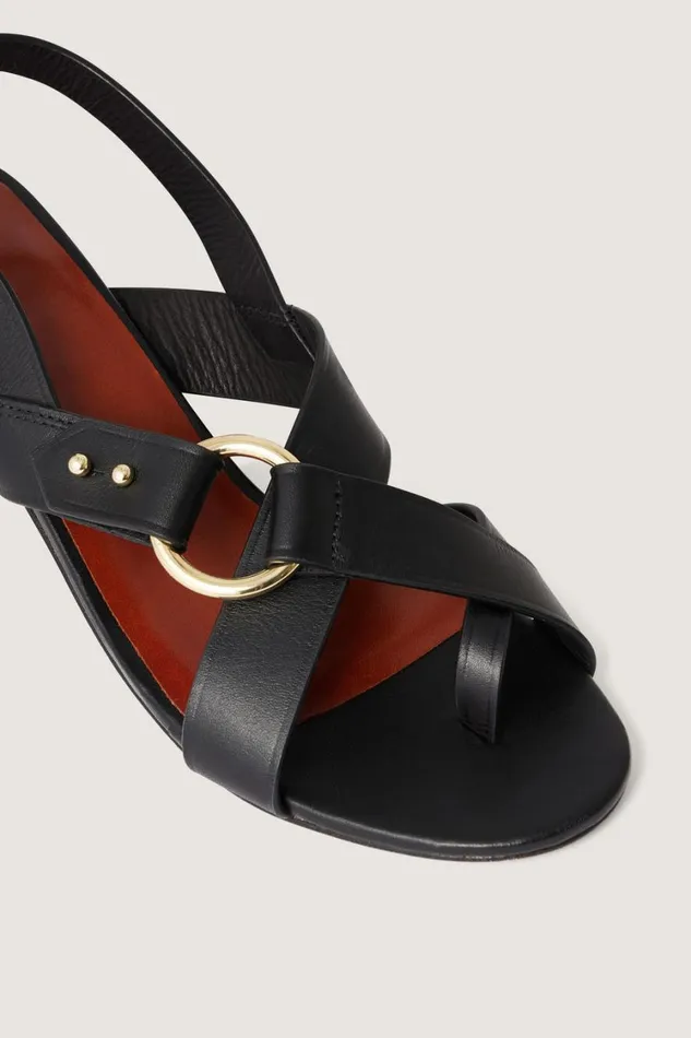 Women FLORENTINE SANDALS Black Soeur Shoes