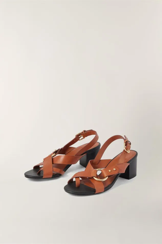 Women FLORENTINE SANDALS Brown Soeur Shoes