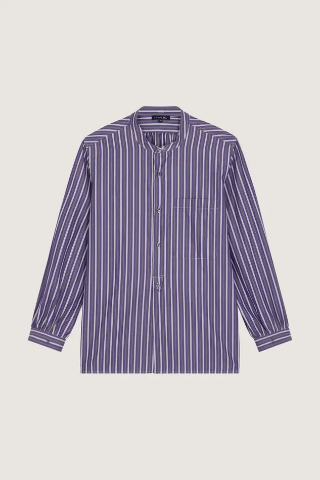 Women FRANCHISE SHIRT Purpleoffwhite Soeur Shirts