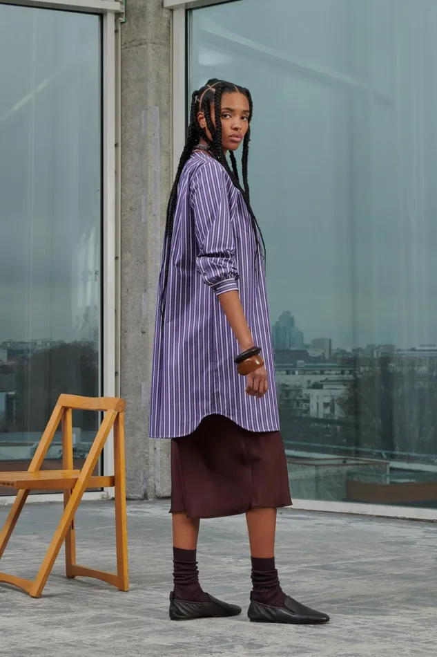 Women FRANCINE DRESS Purpleoffwhite Soeur Dresses