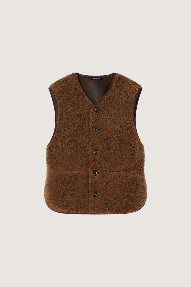 Women FUSIL JACKET Brown Soeur Jackets and Coats