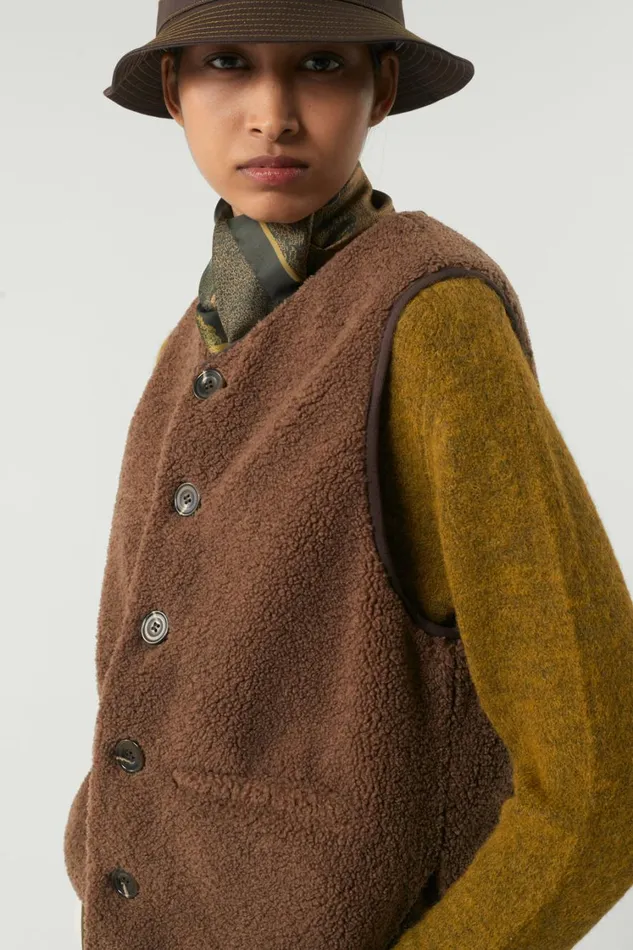 Women FUSIL JACKET Brown Soeur Jackets and Coats