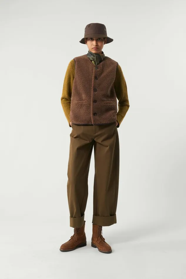 Women FUSIL JACKET Brown Soeur Jackets and Coats