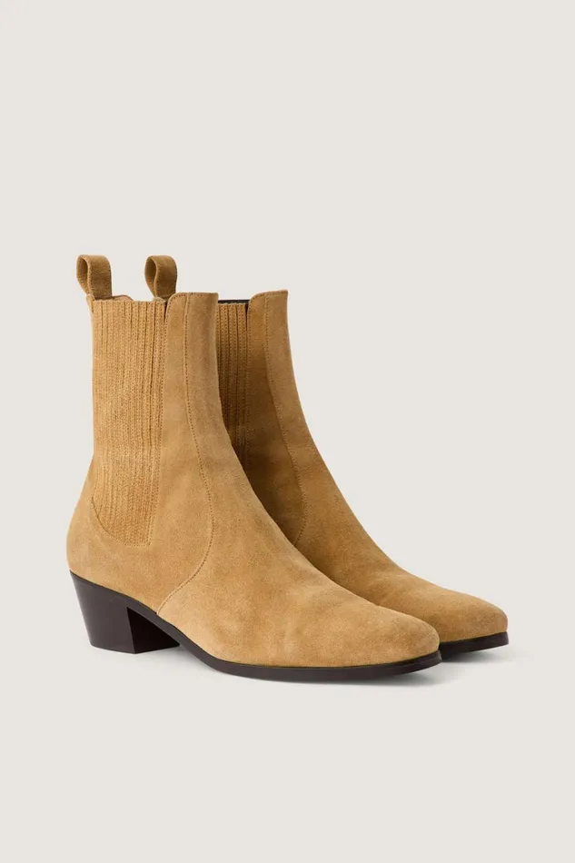 Women GAZETTE ANKLE BOOTS Beige Soeur Shoes